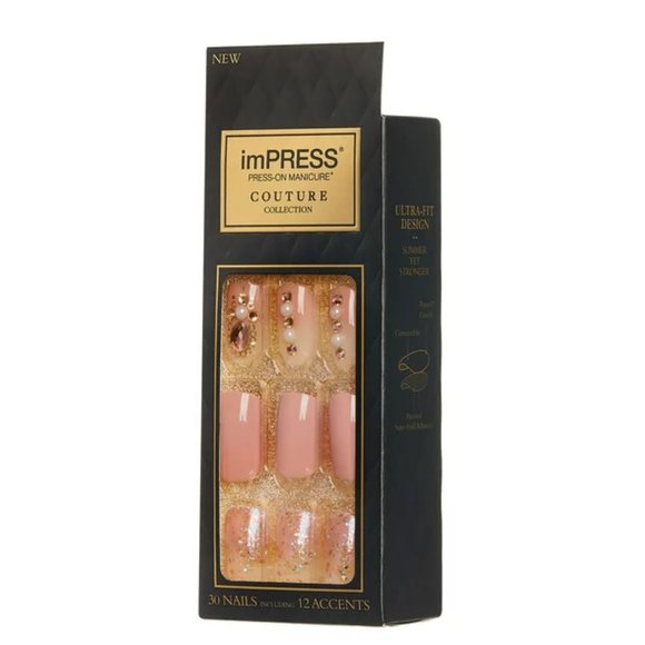 KISS imPRESS Press-on Manicure Couture Collection, Superb, Medium, Square - Picture 5 of 5